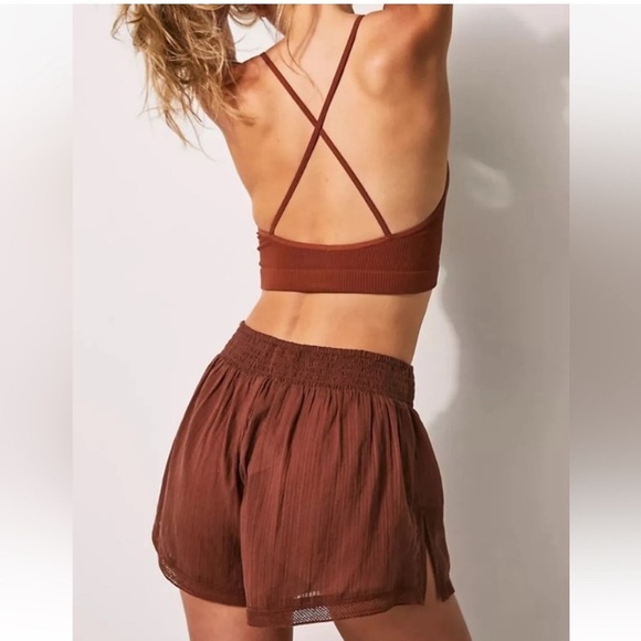 Free People Intimately Lucky In Love Shorts NWOT - Picture 2 of 6